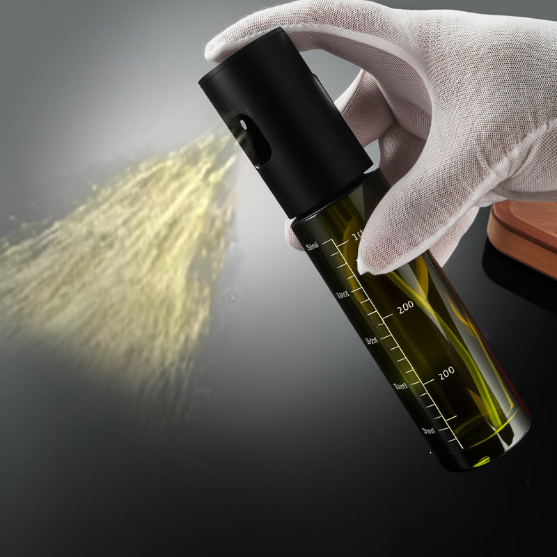 Blackout Oil Bottle Stainless Steel Mist Sprayer Glass Oil Spray Bottle