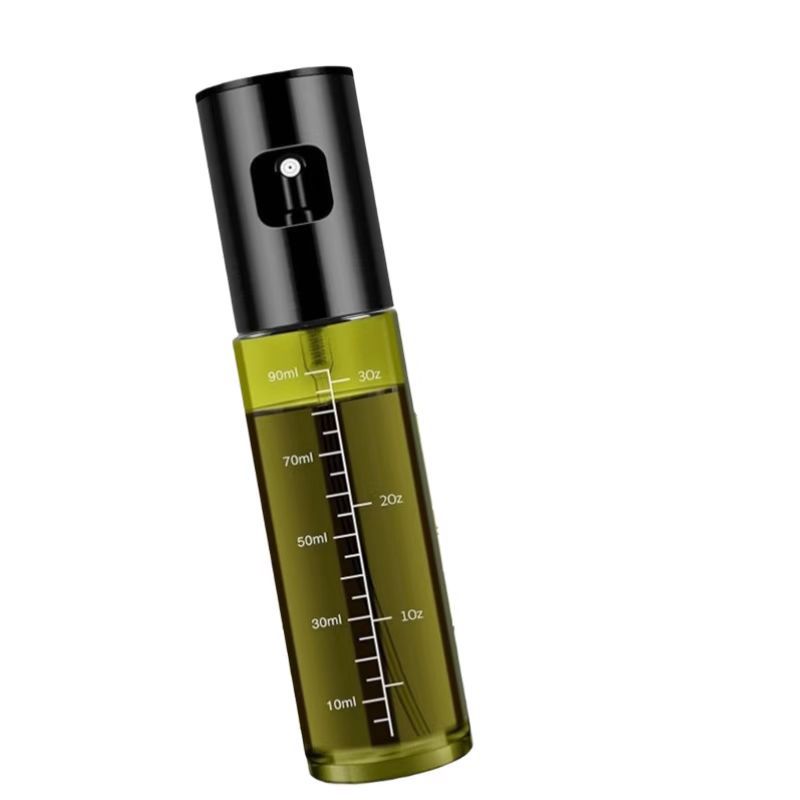 Blackout Oil Bottle Stainless Steel Mist Sprayer Glass Oil Spray Bottle